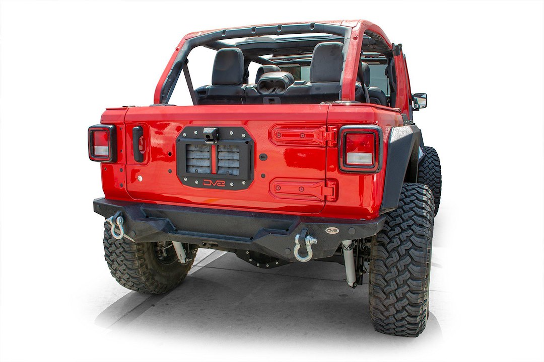 DV8 Offroad TSJL-02 Jeep Spare-Delete Tailgate Vent Cover