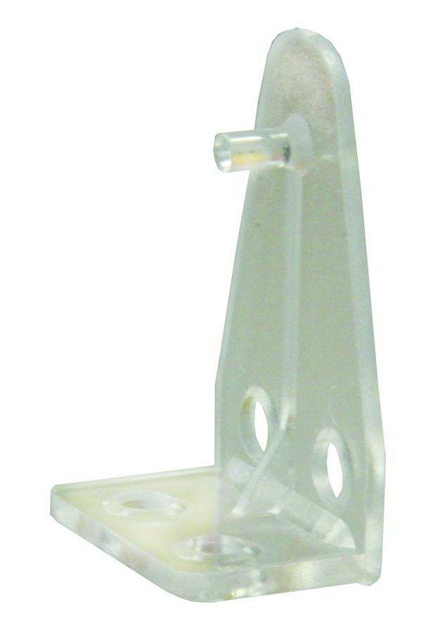 JR Products Window Shade Mounting Hardware (81635) – Color: Clear