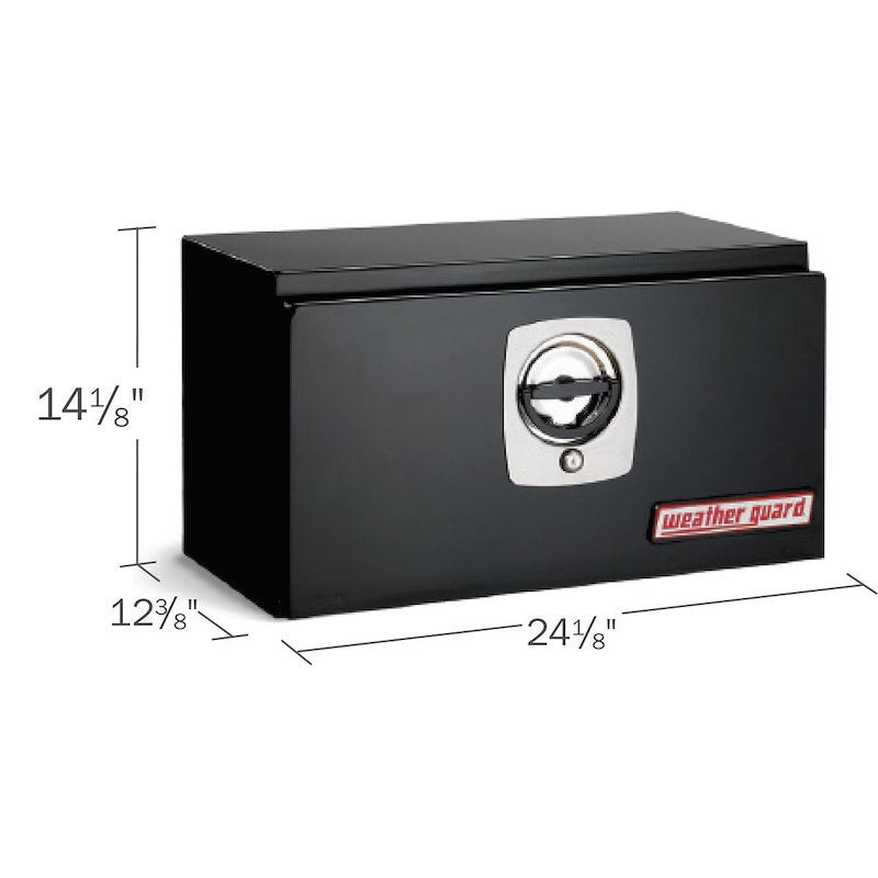 Weather Guard (Werner) 525-5-02 Underbed Tool Box - 24-1/8 in, Black