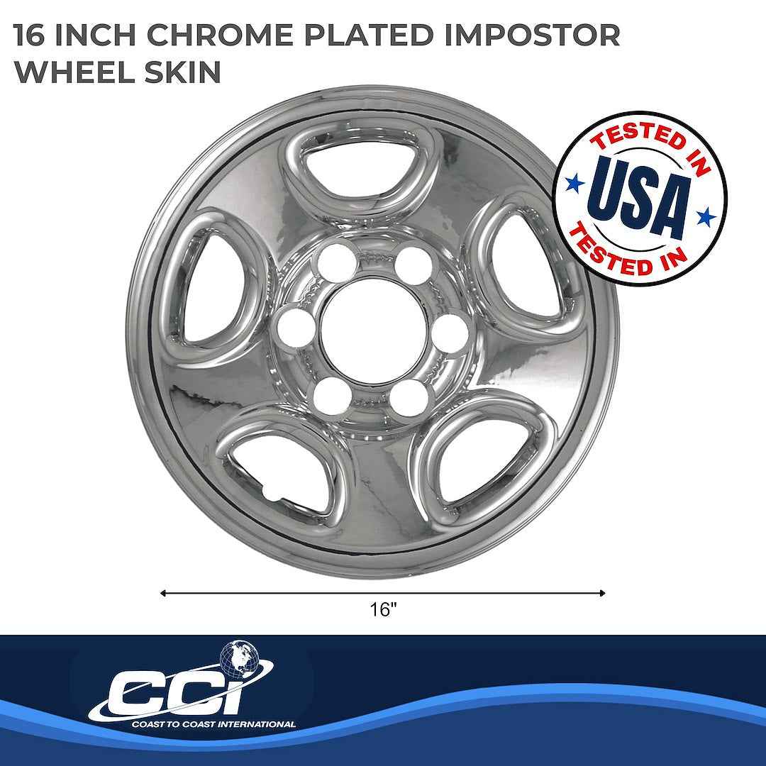 Coast To Coast IMP08X Chrome Silverado Impostor Wheel Skins