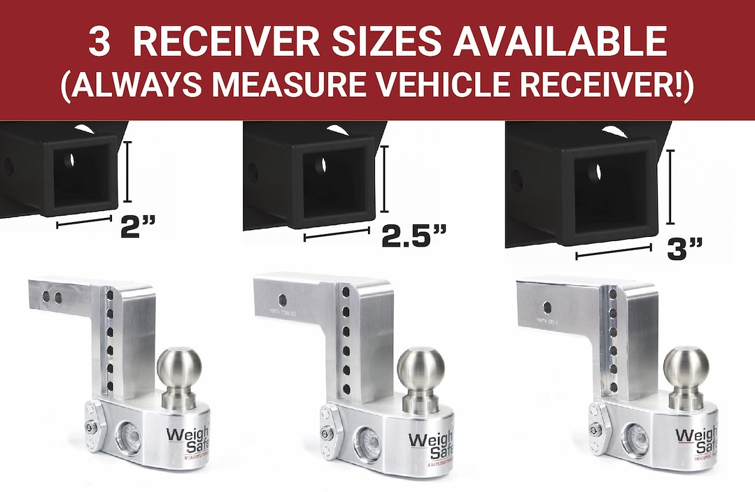 Weigh Safe Ws10-2.5-Ka Trailer Hitch Ball Mount - image 4