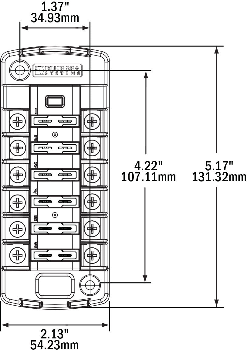 Blue Sea 5037-Bss Fuse Block - image 2