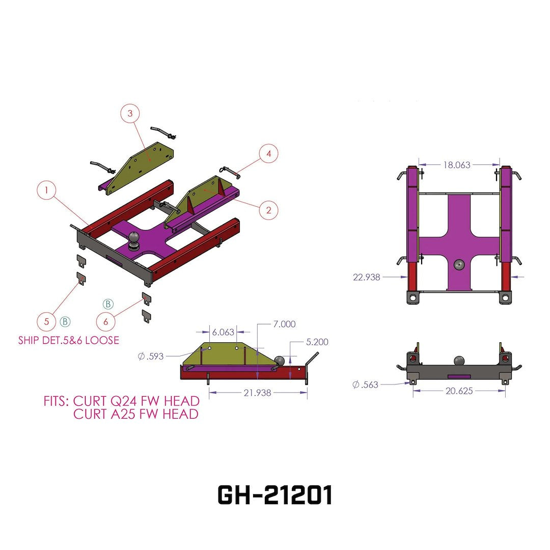 Gen-Y Hitch Gh-21201 Fifth Wheel Trailer Hitch - image 2