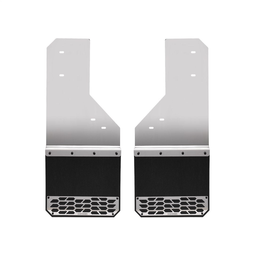Putco 78395 Mud Skins Hex Shield Stainless Steel Mud Flaps, Set of 2