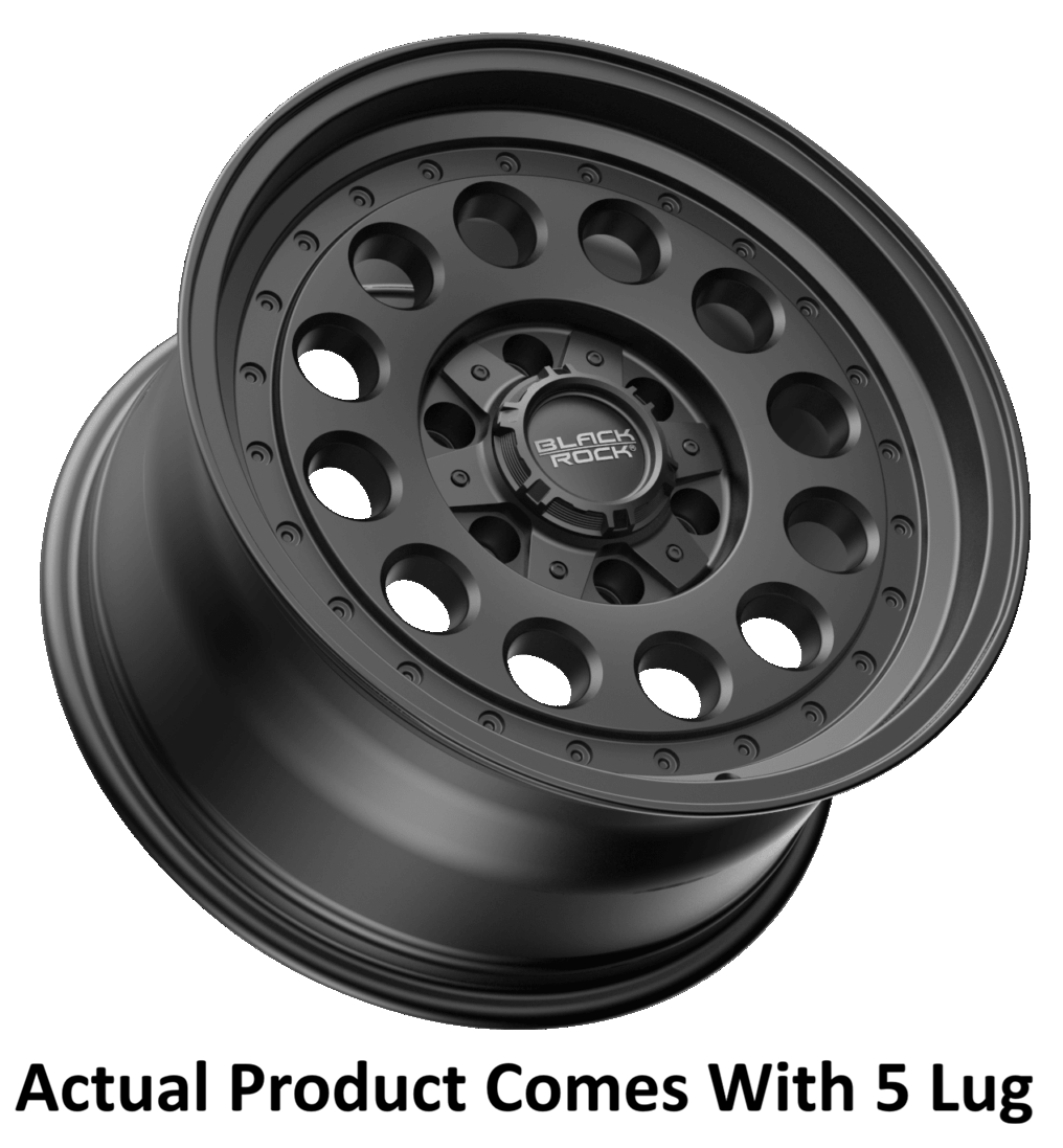 Black Rock 960SB7950 Series 960 Satin Black 17 × 9 Wheel - image 1