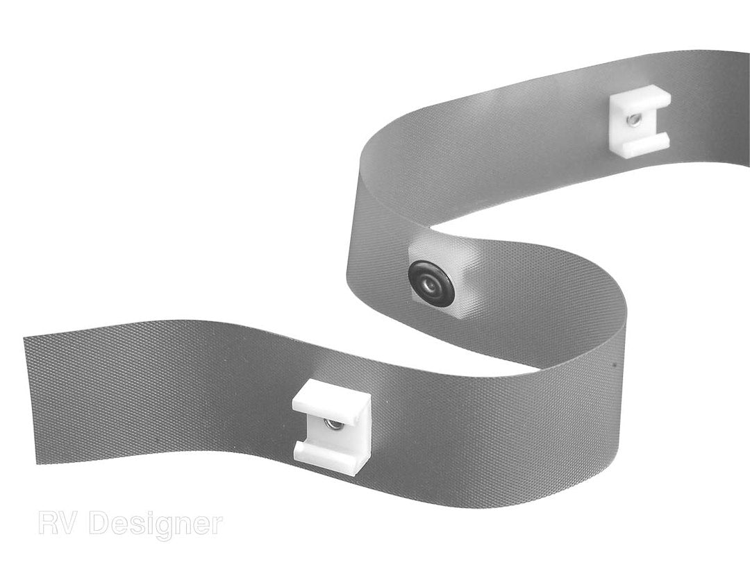 RV Designer Window Curtain Glider Tape (A115) – Length (In): 72 Inch