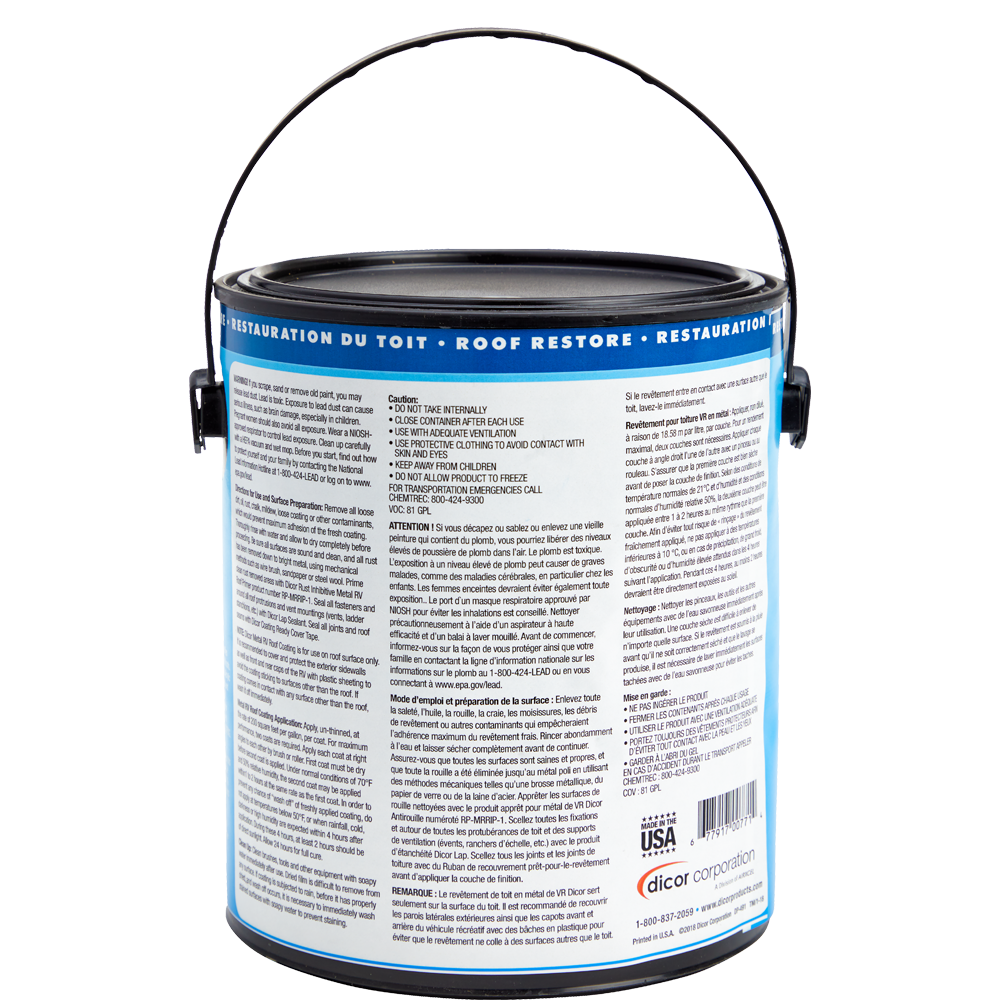 Dicor Corp. Rp-Mrc-1 Roof Coating - image 2