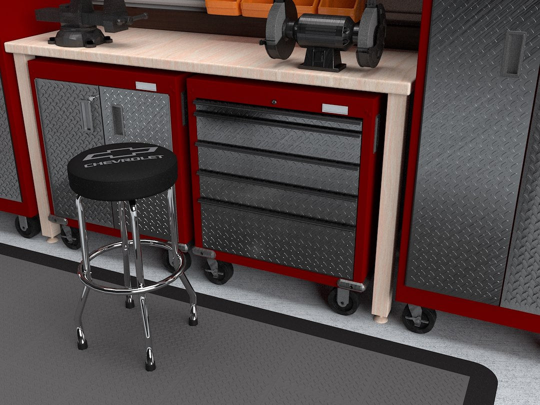 Plasticolor 004790R01 Chevrolet Garage Stool