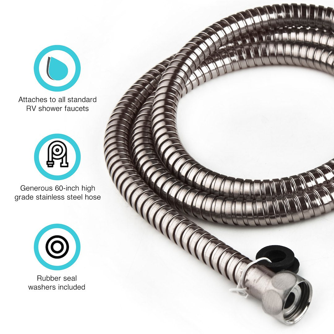 Dura Faucet Df-Sa200-Sn Shower Head Hose - image 2