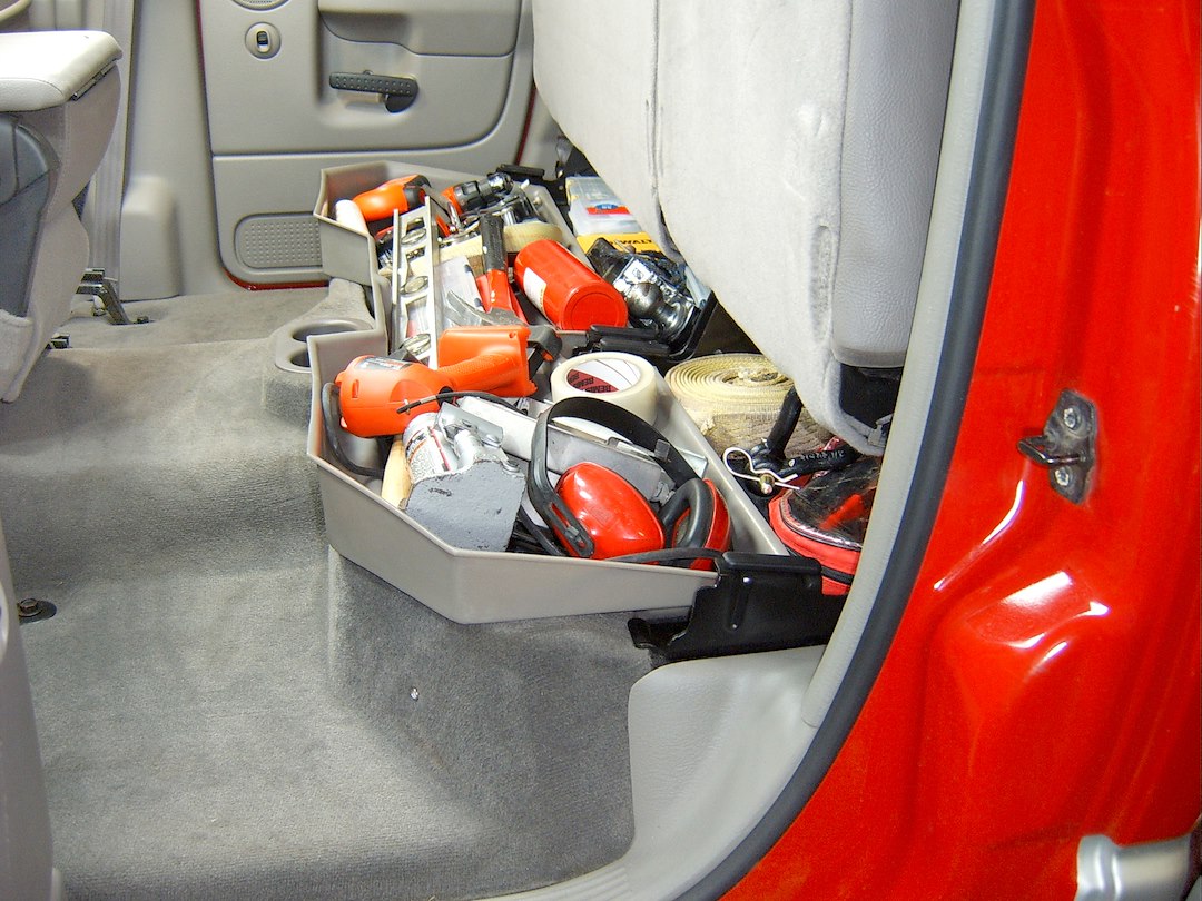 Du Ha 30017 Gray Under-Seat Storage for Ram Quad/Crew - image 4