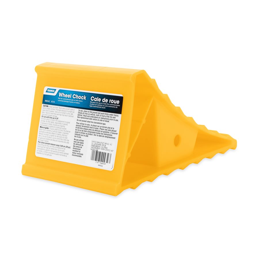 Camco Wheel Chock (44432) – Length: 4-1/2 Inch