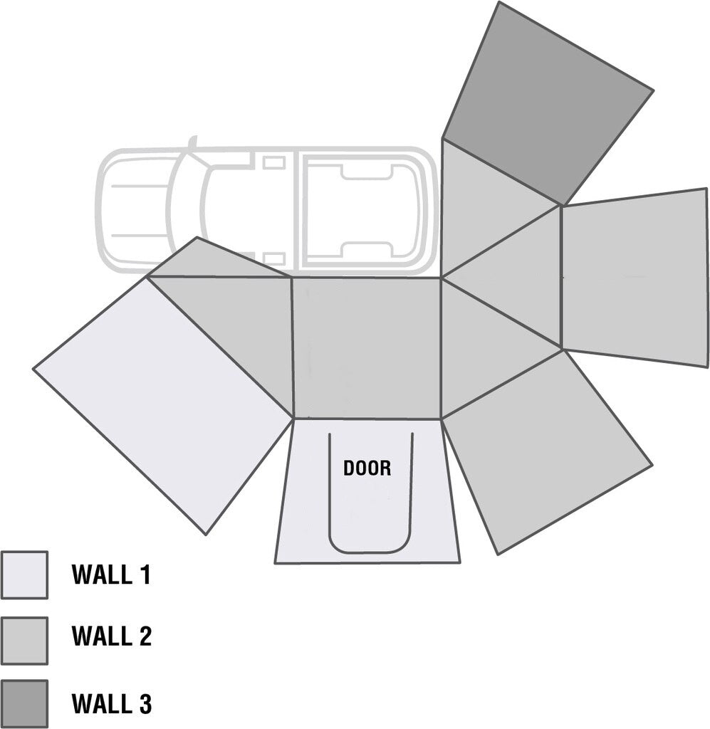 Overland Vehicle Systems 18119909 Awning Extension Panel - image 2