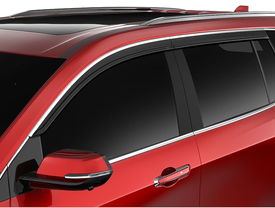 Husky 2884066 Low Profile Ventvisor Chrome-Trim Set, 4-Piece