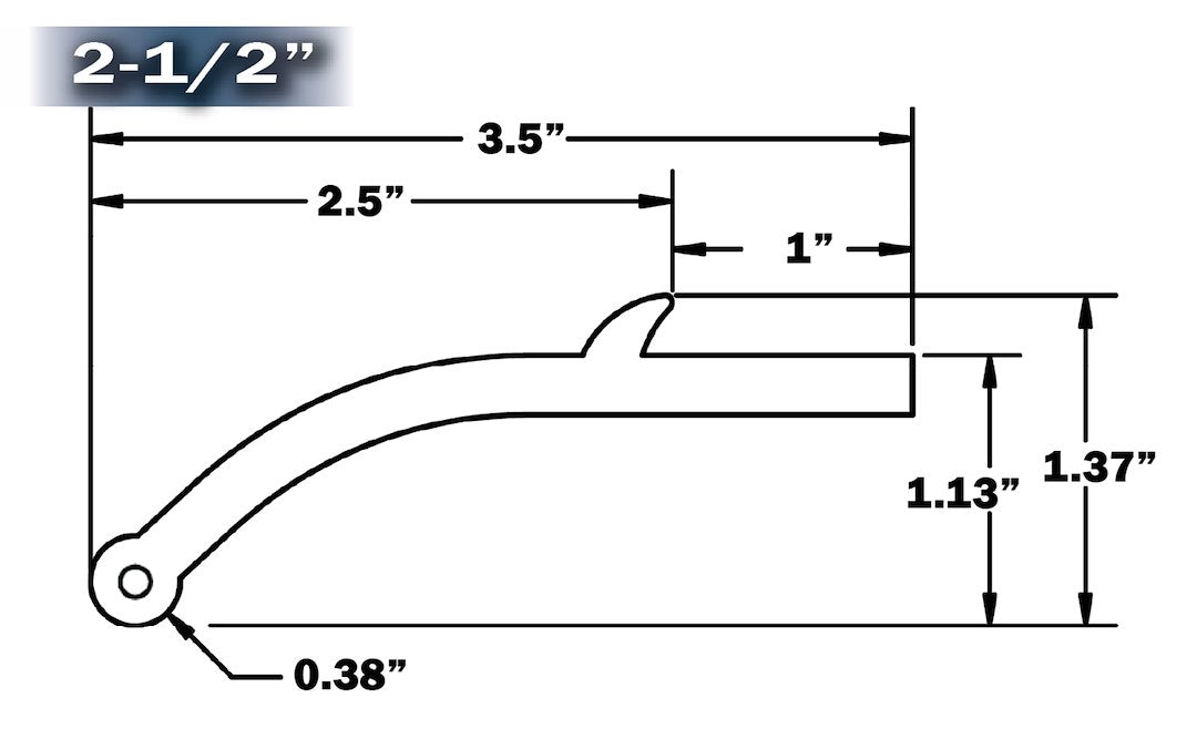Pacer Performance 52-156 Standard-Weight Flexy Flares, 4-Piece