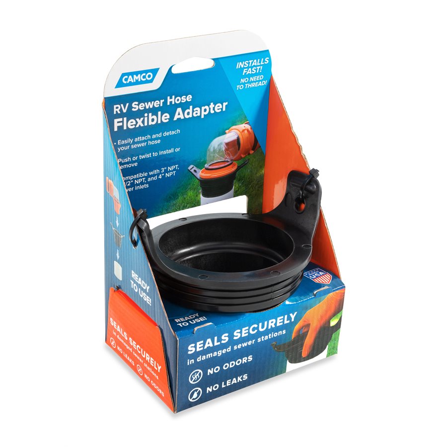 Camco Sewer Hose Seal (39318) – Diameter (In): 4 Inch X 3 Inch