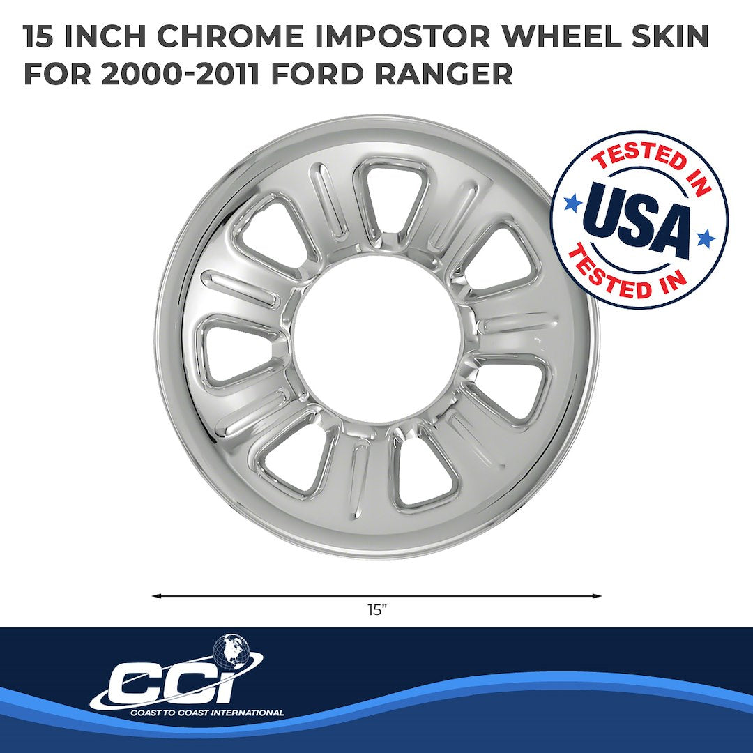 Coast To Coast IMP21 Chrome Ranger Impostor Wheel Skins - image 2