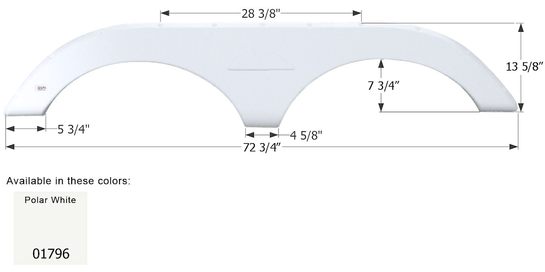 Icon 01796 Fender Skirt