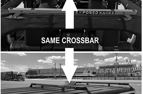 Exposed Racks 8-00-9602-BK 51-Inch Black Middle Crossbar