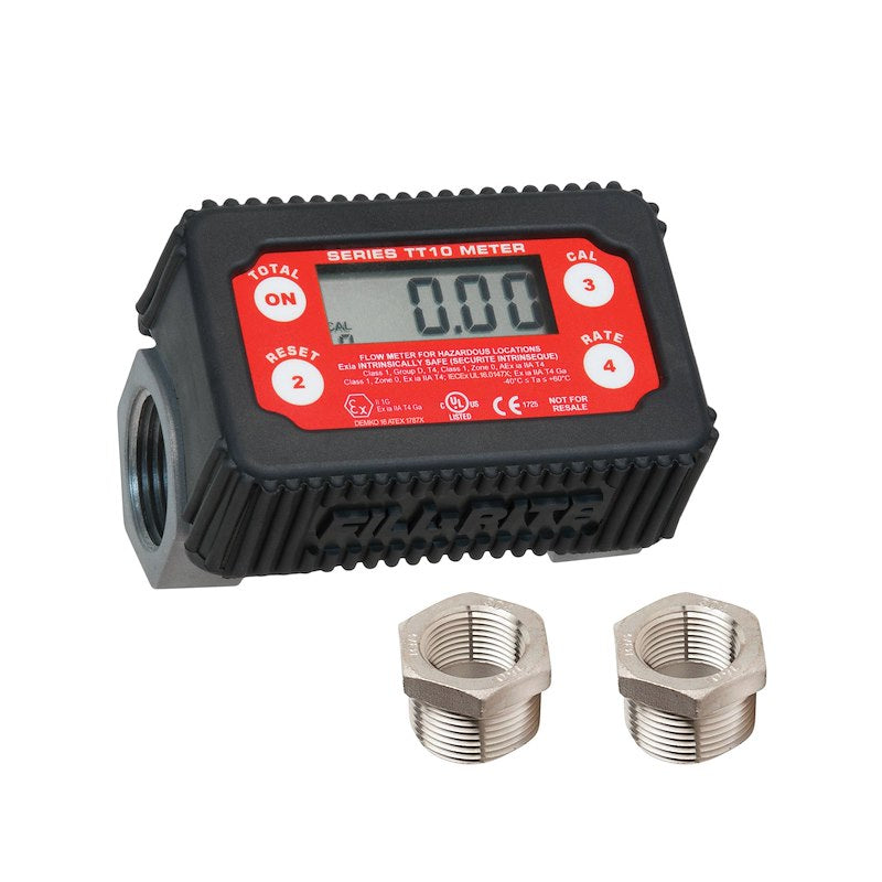 Fill-Rite TT10AN Digital Flow Meter - 2 To 35 GPM