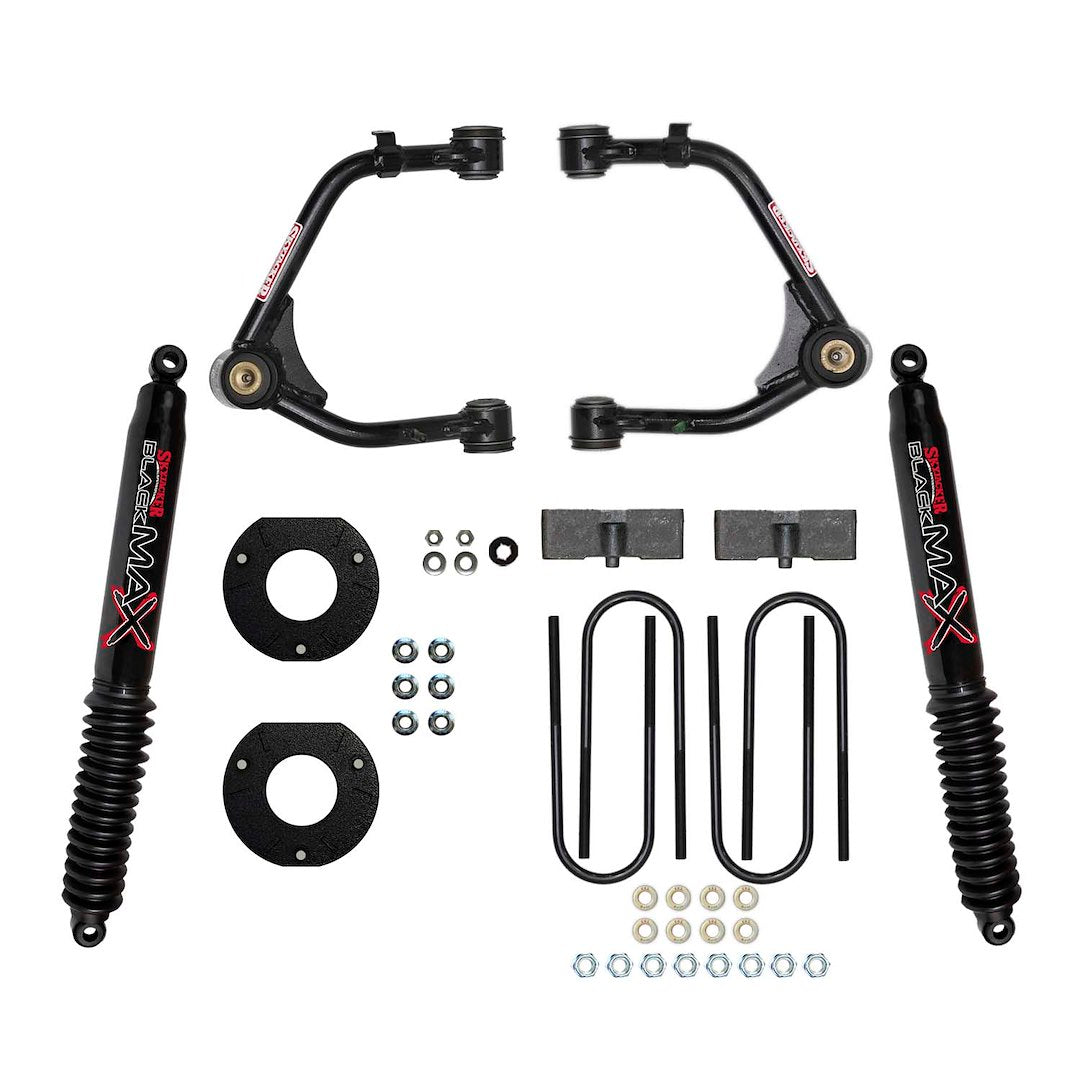 Skyjacker C25350PB 3.5-Inch Upper Arm Lift Kit with Black Max