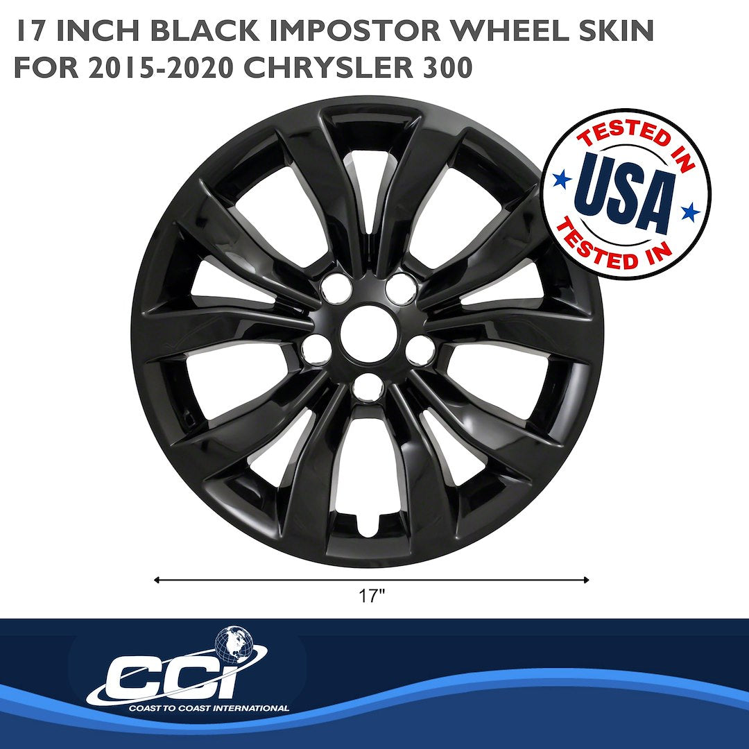 Coast To Coast IMP381BLK Black 300 Impostor Wheel Skins - image 2