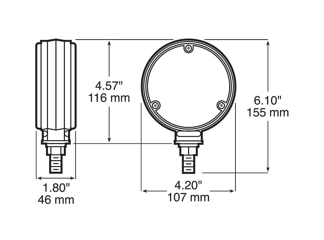 Peterson Mfg. V338-2 Parking and Turn-Signal Lamp Assembly