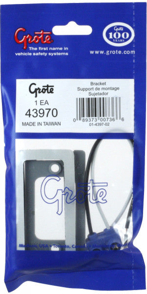 Grote Industries 43970 Rectangular Plastic Trailer Light Bracket