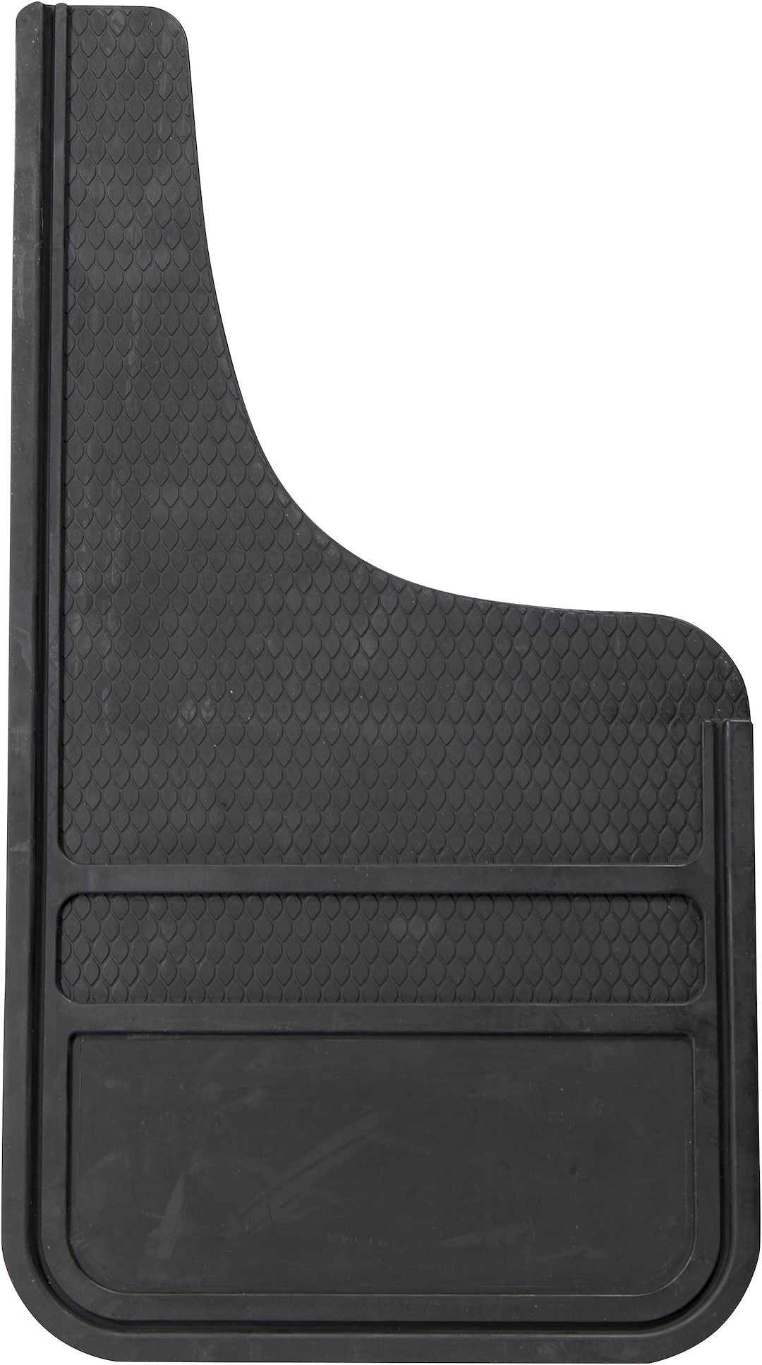 Plasticolor 001845R01 Black Mooncut Mud Flaps, Set of 2
