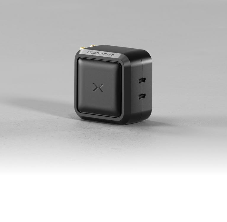 NOCO X65B Cargador de pared dual USB-C de 65W, Negro