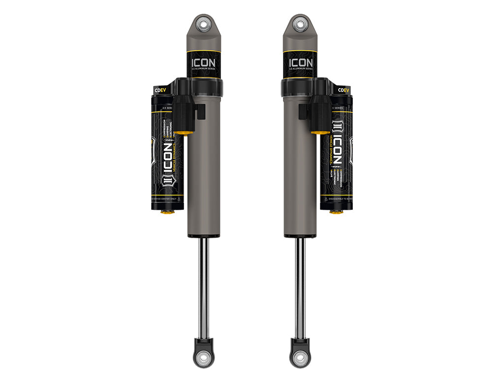 Icon Vehicle Dynamics 97720EP 2.5 Rear Piggyback Shocks, Pair