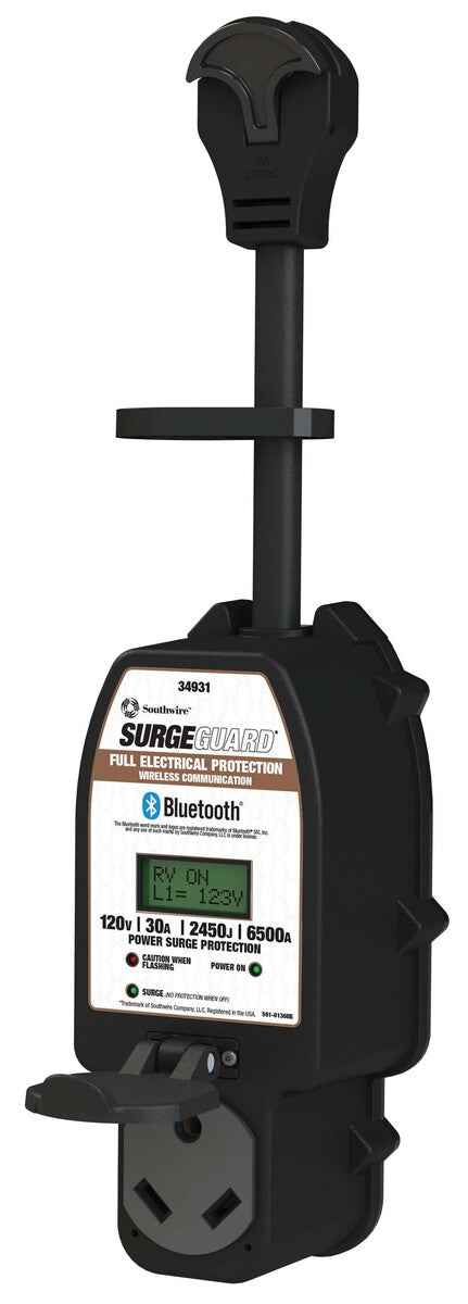 Surge Guard 34931 Portable RV Surge Protector – 30 Amp with Wi-Fi