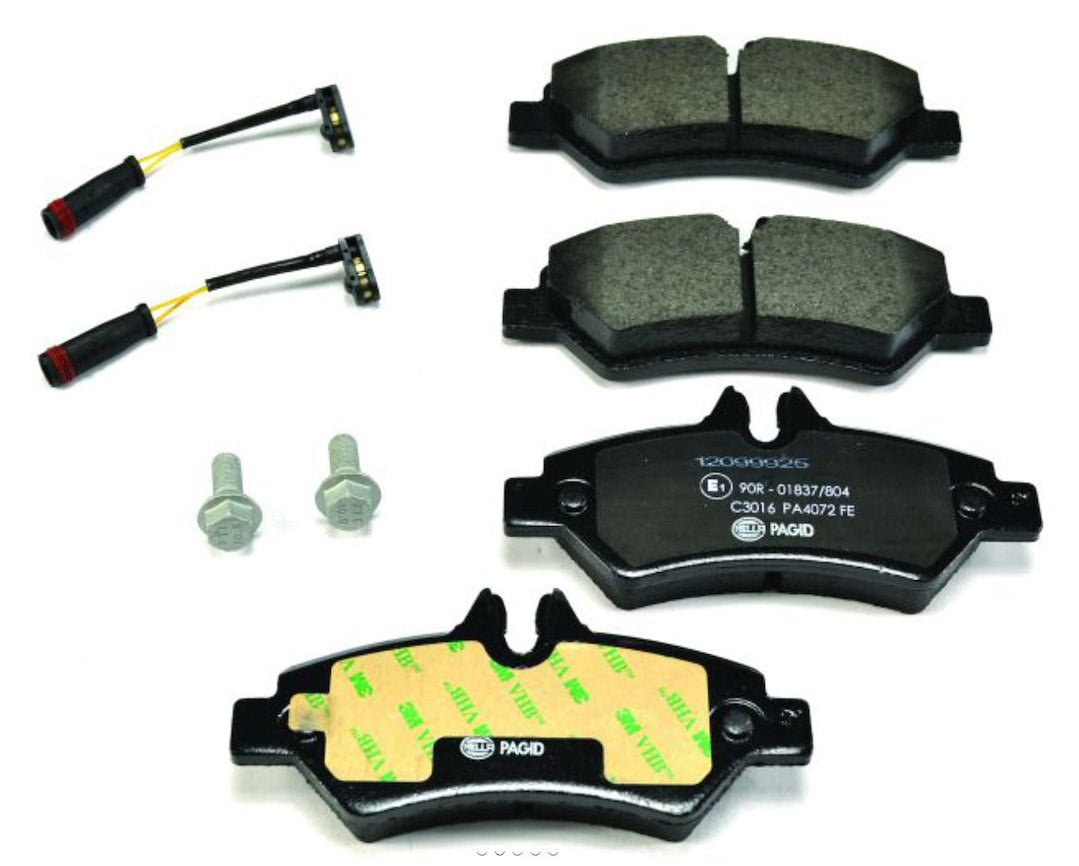 Hella Pagid 355005351 Low-Metallic Disc Brake Pad Set