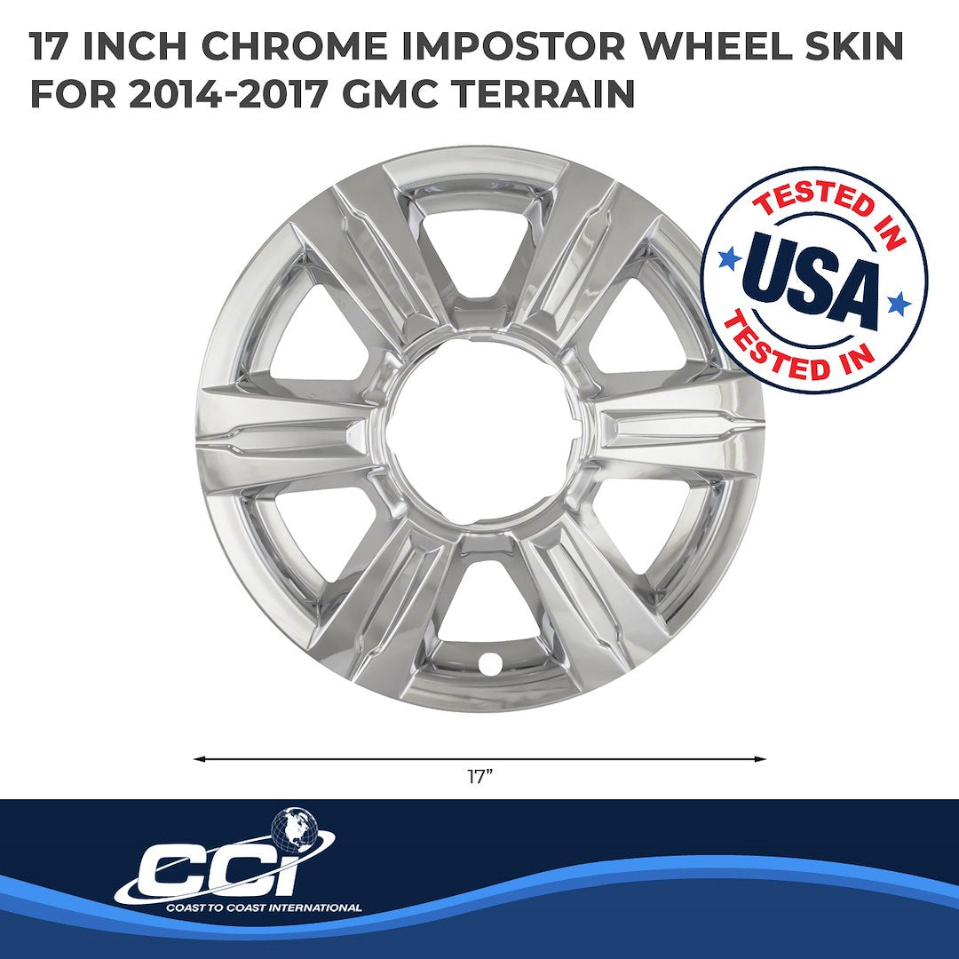 Coast To Coast IMP369X Chrome Terrain Impostor Wheel Skins - image 2