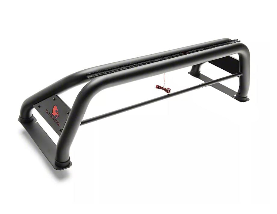 Black Horse Offroad RB015BK Tubular Powder Coated Steel Truck Bed Bar - image 4