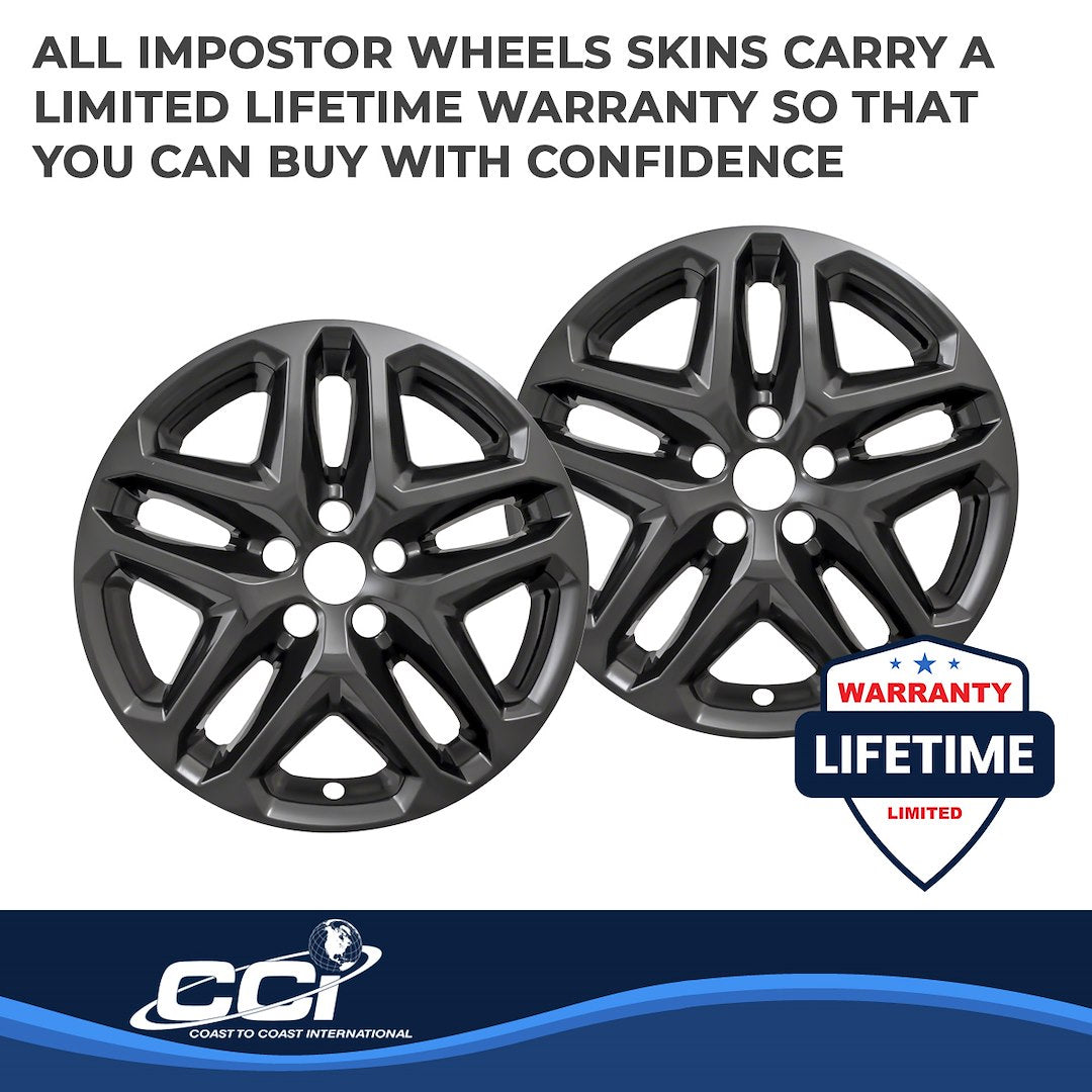Coast To Coast IMP372BLKN Black Fusion Impostor Wheel Skins - image 3
