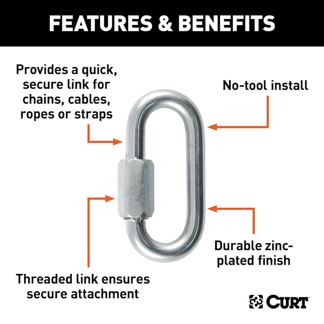 CURT Trailer Safety Chain Quick Link (82930)