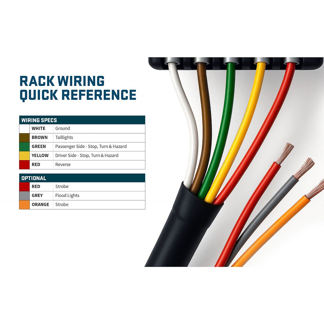 Magnum 56009 Headache Rack Wiring Harness for GMC 3500 24