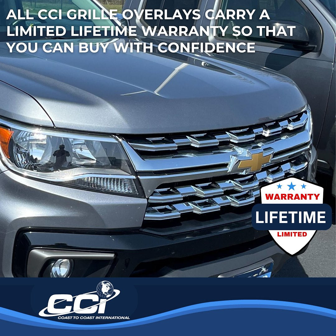Coast To Coast GI181 Chrome Colorado Grille Overlay - image 3