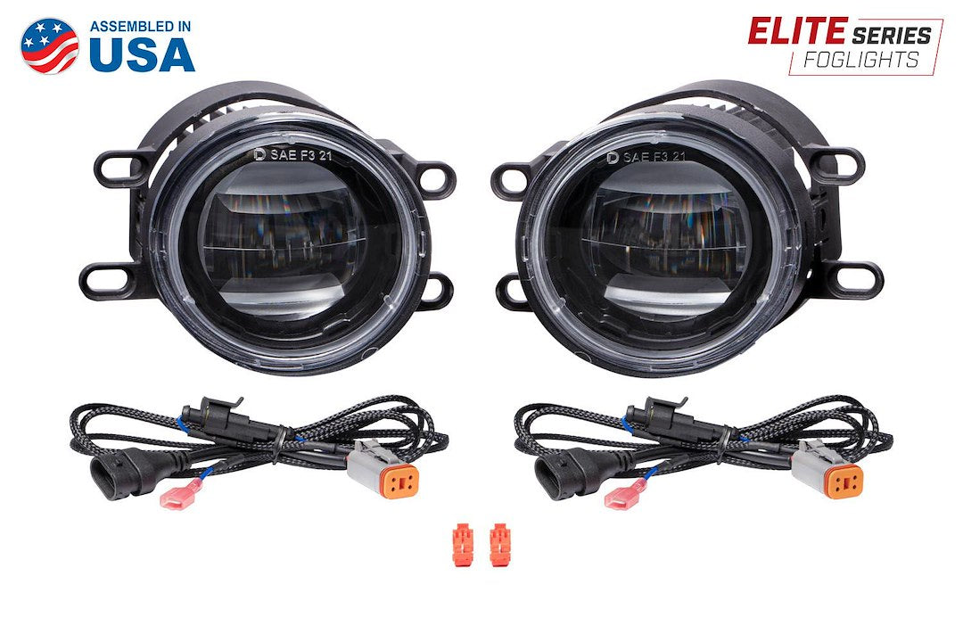 Diode Dynamics DD5137P Elite Type B Yellow LED Fog Lamp Pair