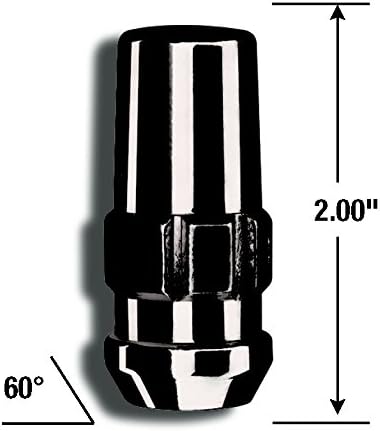 Gorilla 76641NBC Black Duplex Acorn Wheel Lock