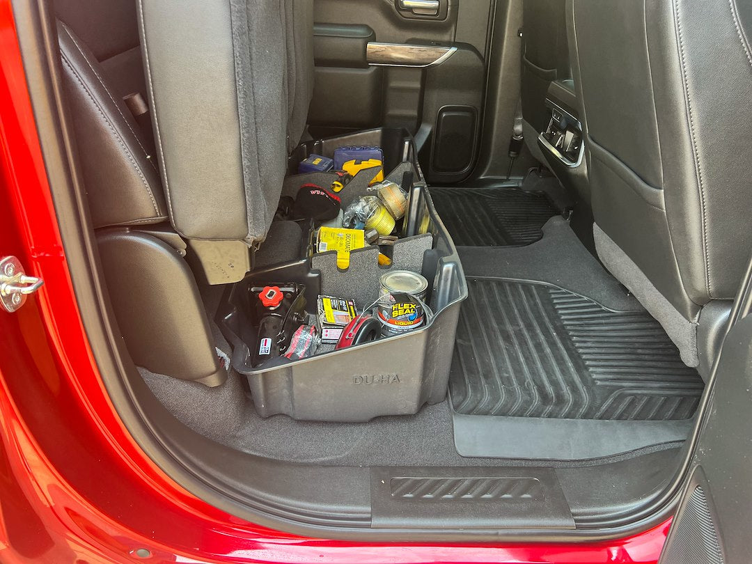 Du Ha 10401 Brown Heavy-Duty Under-Rear-Seat Storage - image 7