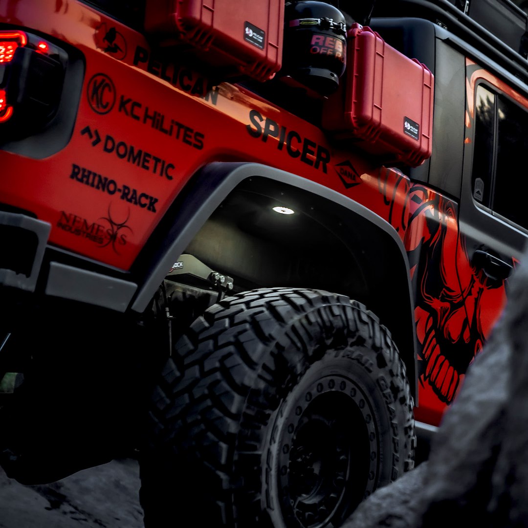 KC Hilites 91040 Cyclone V2 Six-Light Rock Kit