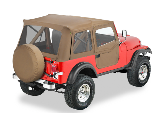 Bestop 51597-04 Supertop Tan Soft Top - image 1