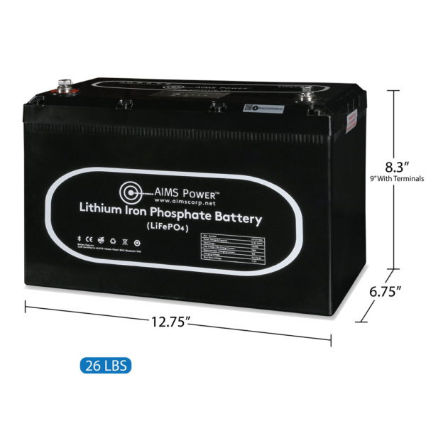 Aims Power Lfp12v104a Battery - image 5