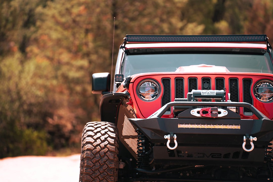 DV8 Offroad HLCJL-01 Jeep LED Projector Headlights