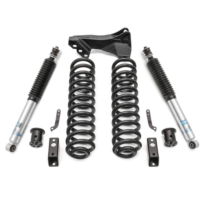 ReadyLift 46-2727 2.5-Inch Front Coil Leveling Kit with Shocks