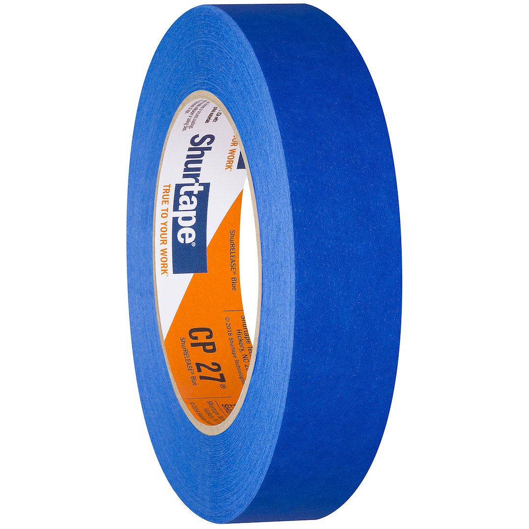 Shurtape 202872 CP 027 Blue Masking Tape, 36 Rolls