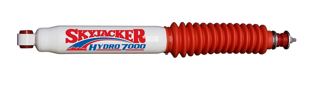 Skyjacker 7500 Twin-Tube Steering Stabilizer with Red Boot