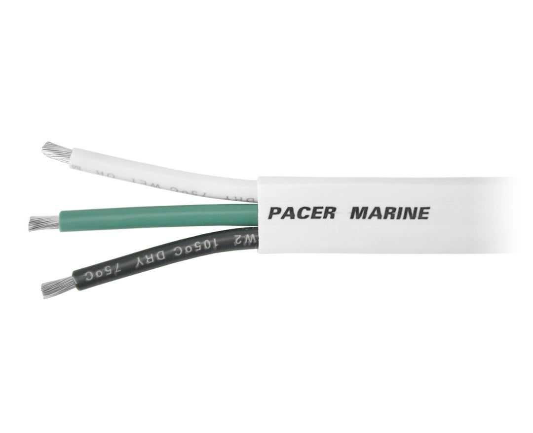 Pacer Marine W8/3-100 Flexible Triplex Marine/RV Wiring