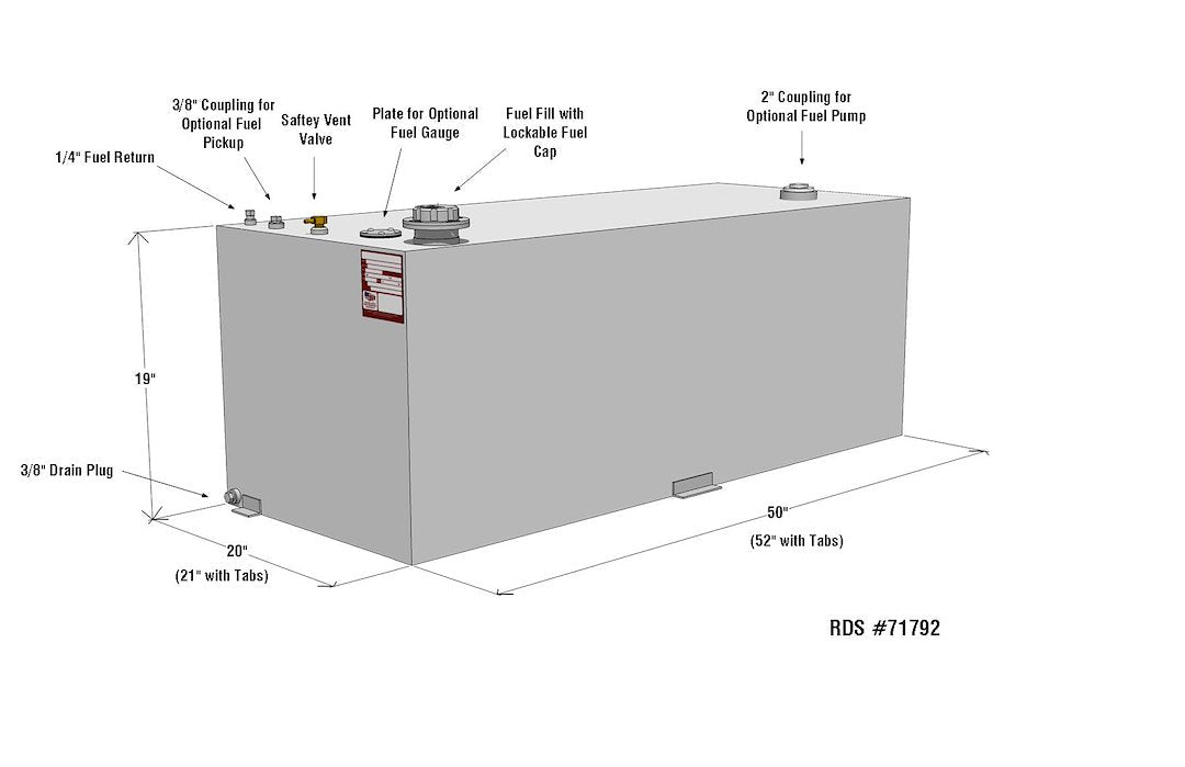 Rds Tanks 71792 Liquid Transfer Tank - image 2